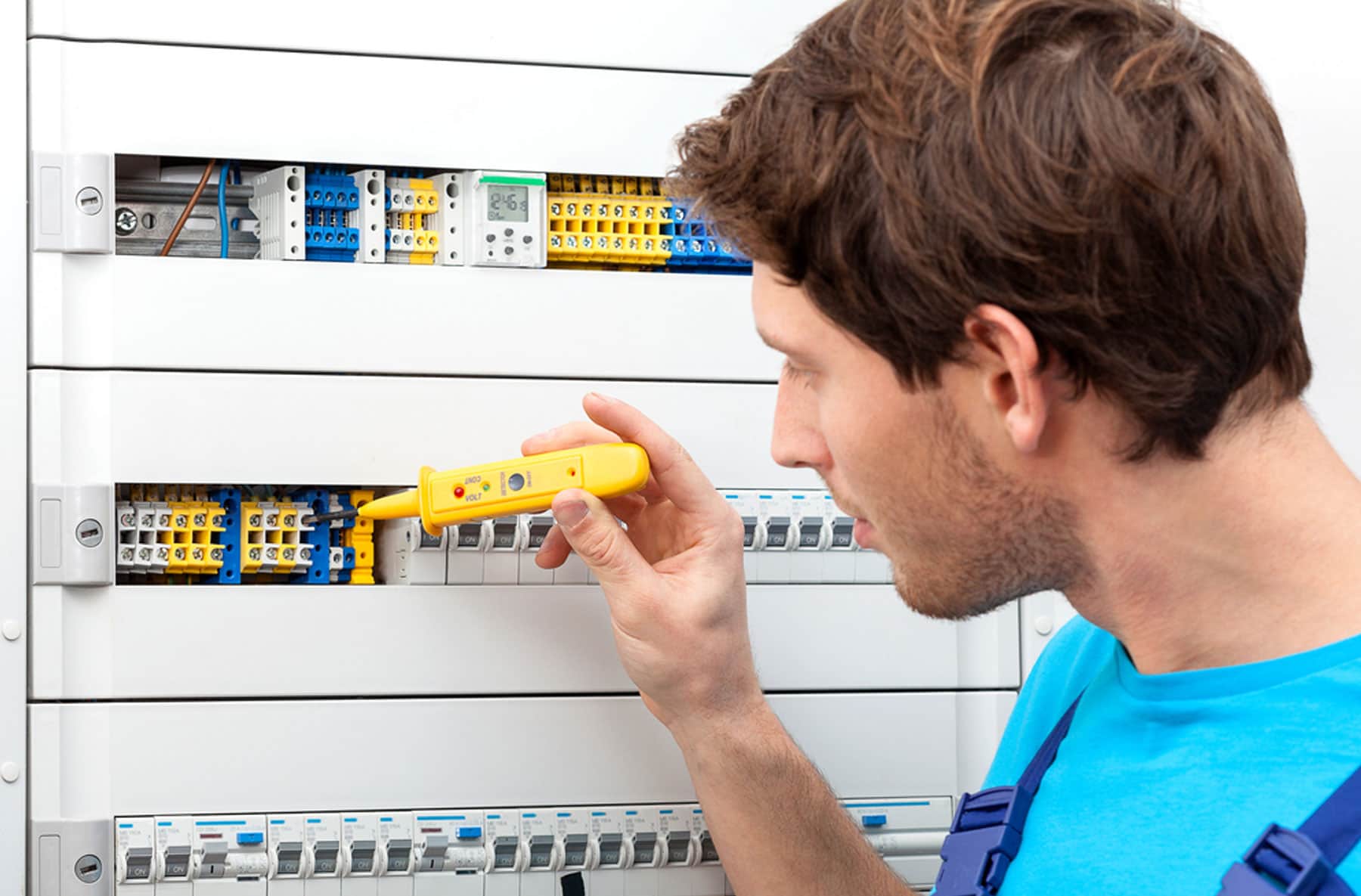Electrical Switchboard Voltage Check
